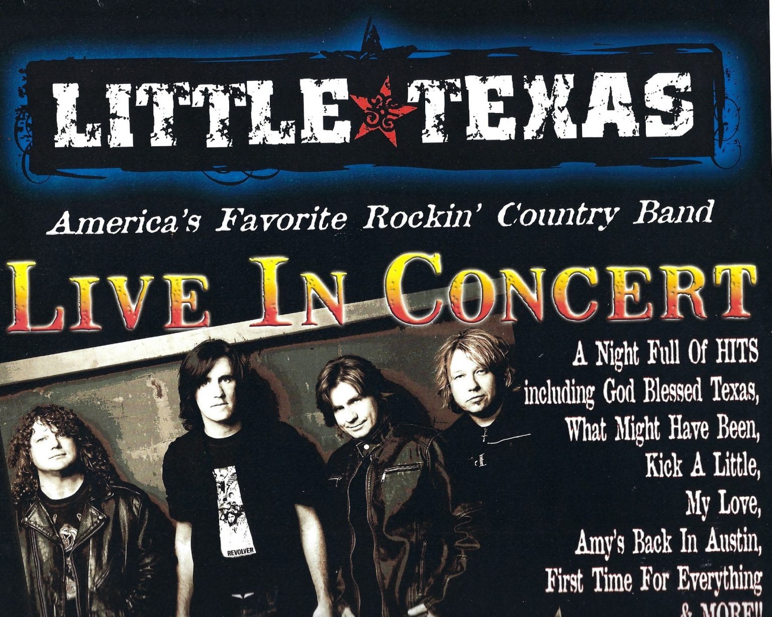 Little Texas Concert May 1st 6pm The Market at the Mill Shops